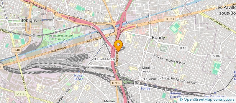 localisation de l'entreprise RENOV-ACTION  BONDY