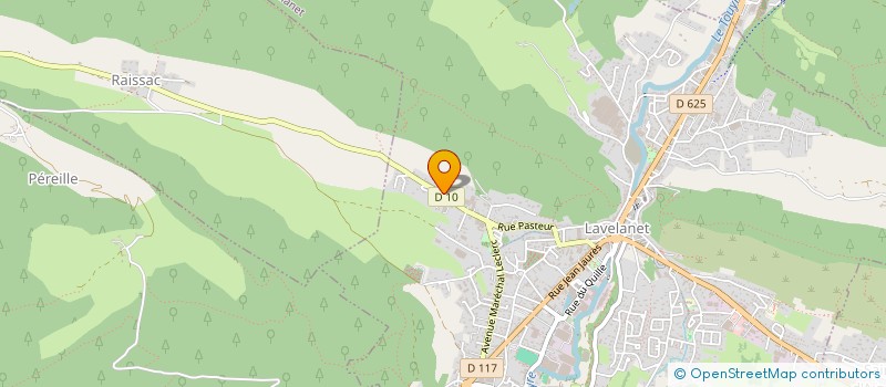 localisation de l'entreprise RENOV ACTION  LAVELANET