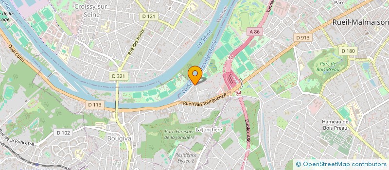 localisation de l'entreprise RENOV'ACTION à RUEIL-MALMAISON