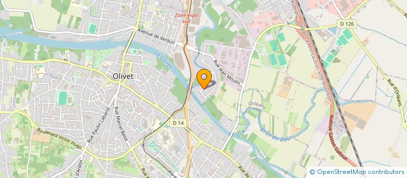 localisation de l'entreprise RENOV'ACTIONS à ORLEANS