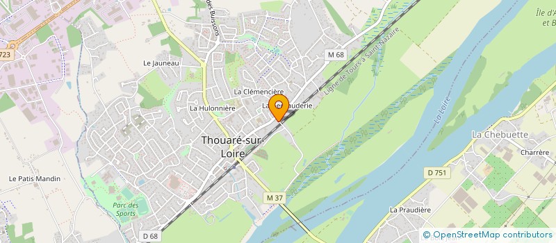 localisation de l'entreprise RENOV'ACTIV à THOUARE-SUR-LOIRE