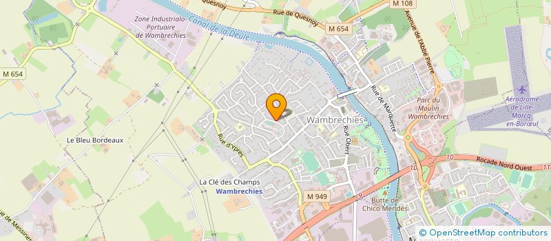 localisation de l'entreprise RENOV AG à WAMBRECHIES