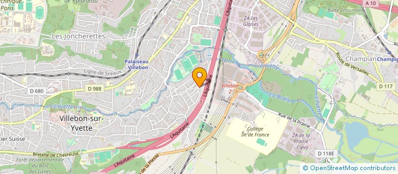 localisation de l'entreprise RENOV AGENCY à VILLEBON-SUR-YVETTE