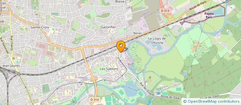 localisation de l'entreprise RENOV'ALL OUEST à LE MANS