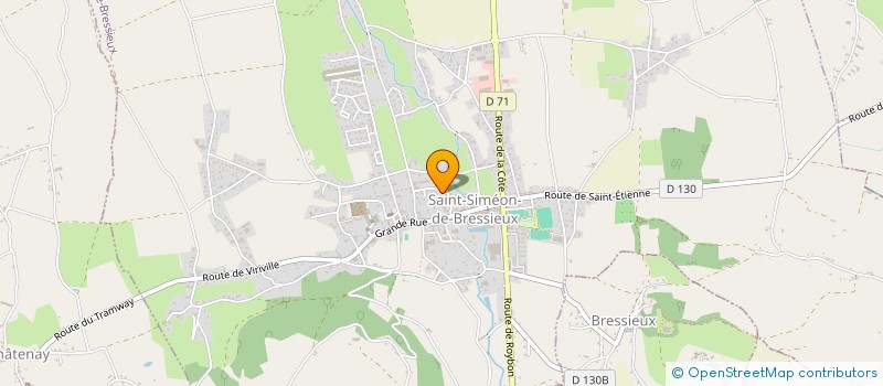 localisation de l'entreprise RENOV'ALPES  SAINT-SIMEON-DE-BRESSIEUX