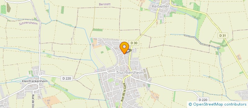 localisation de l'entreprise RENOV' ALSACE à TRUCHTERSHEIM