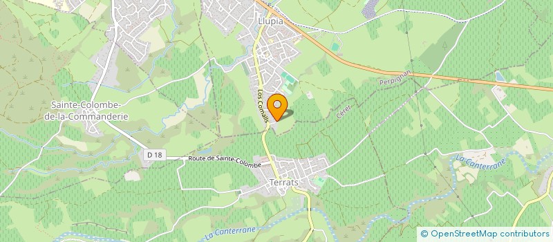 localisation de l'entreprise RENOV' AND CO HABITAT  THUIR