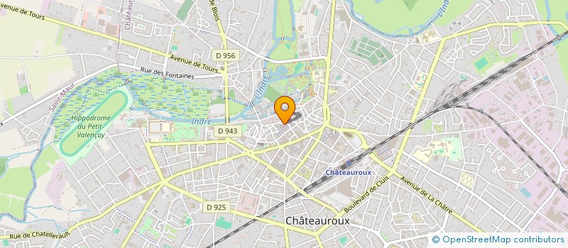 localisation de l'entreprise RENOV'APPART à CHATEAUROUX