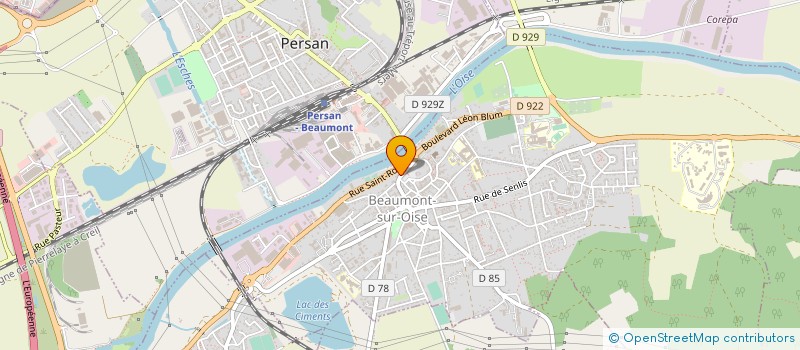 localisation de l'entreprise RENOV'APPART à BEAUMONT-SUR-OISE