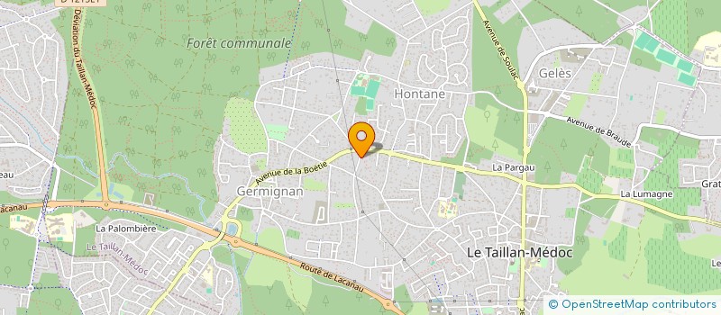 localisation de l'entreprise RENOV'AQUITAINE  LE TAILLAN-MEDOC