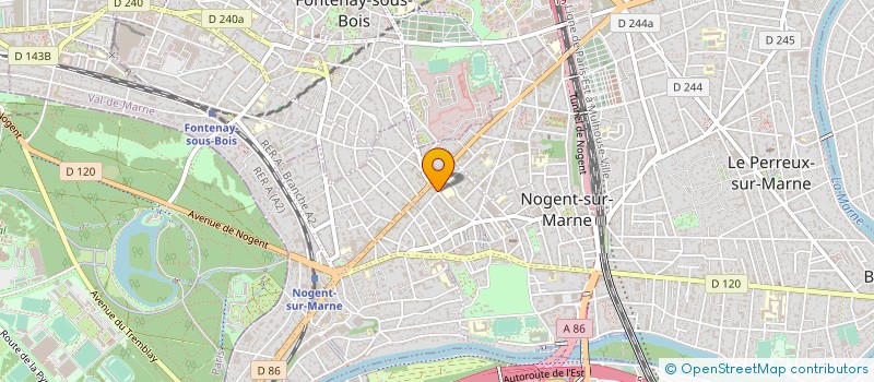 localisation de l'entreprise RENOV ARCHI PRESTIGE à NOGENT-SUR-MARNE