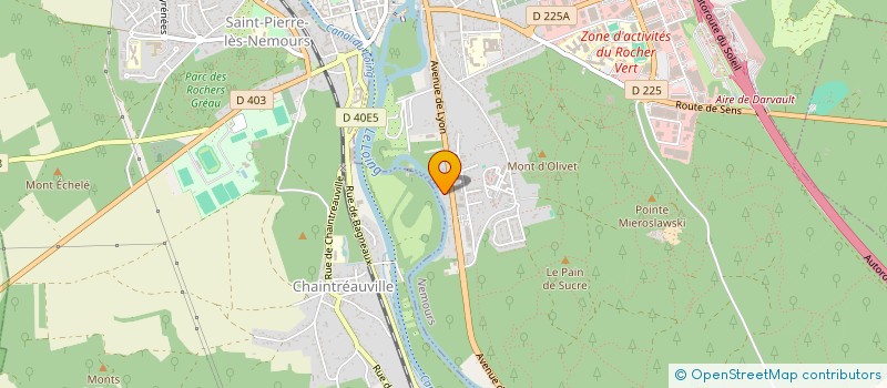 localisation de l'entreprise RENOV-ART à NEMOURS