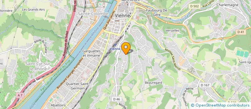 localisation de l'entreprise RENOV'ART à VIENNE