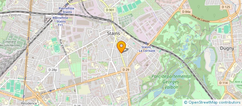 localisation de l'entreprise RENOV'ART  STAINS
