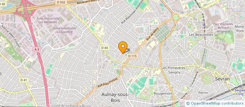 localisation de l'entreprise RENOV'ART CF  MONTFERMEIL