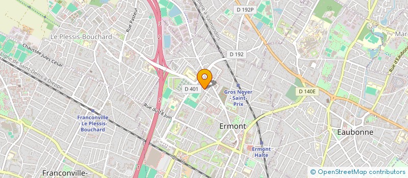 localisation de l'entreprise RENOV ARTE à ERMONT
