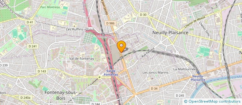 localisation de l'entreprise RENOV'ARTISAN à NEUILLY-PLAISANCE
