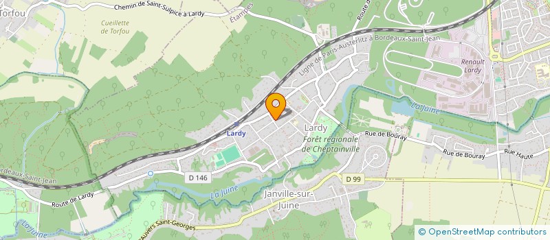 localisation de l'entreprise RENOV AS à LARDY