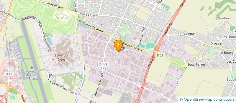 localisation de l'entreprise RENOV ASCENSEURS à CHASSIEU