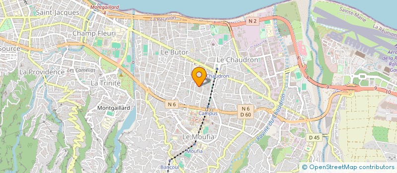 localisation de l'entreprise RENOV AUSTRAL SERVICES à SAINT DENIS