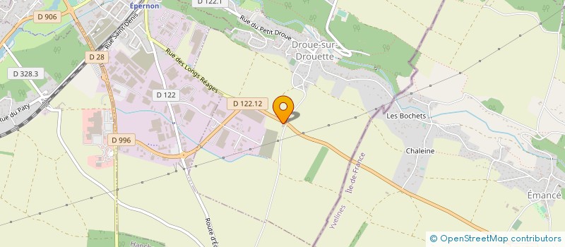 localisation de l'entreprise RENOV'AUTO à DROUE-SUR-DROUETTE