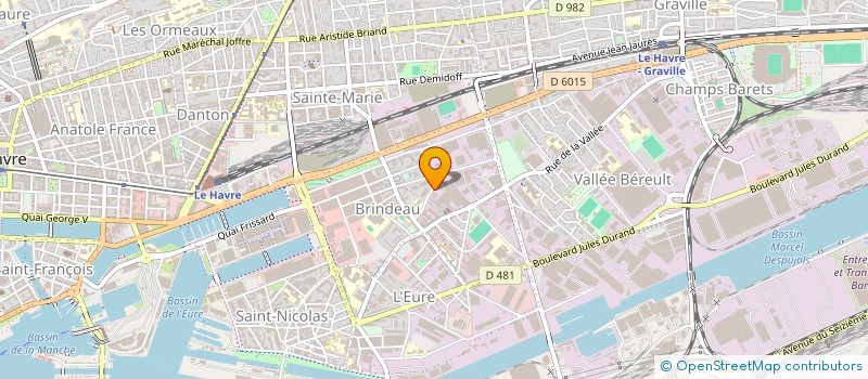 localisation de l'entreprise RENOV AUTO à LE HAVRE