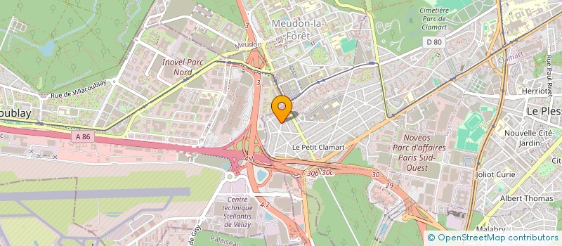 localisation de l'entreprise RENOV AUTO LAVAGE à CLAMART