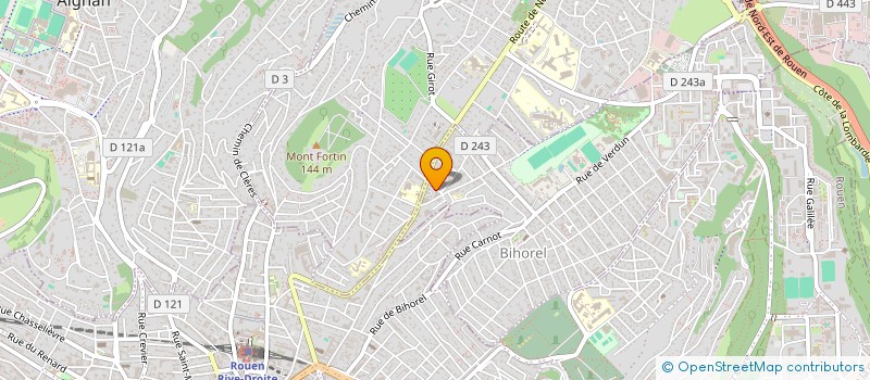 localisation de l'entreprise RENOV AUTO PRESTIGE  BIHOREL