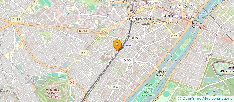 localisation de l'entreprise RENOV B.R.G  PUTEAUX