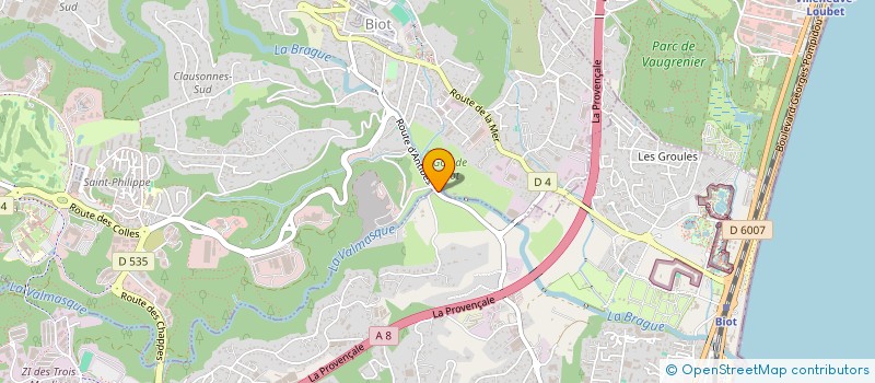 localisation de l'entreprise RENOV'BAT à ANTIBES