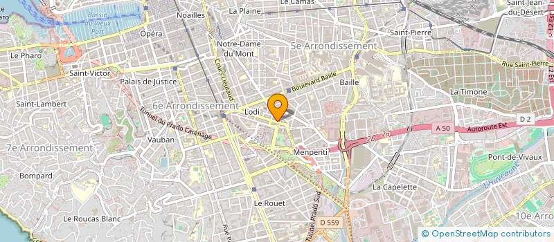 localisation de l'entreprise RENOV'BAT à MARSEILLE