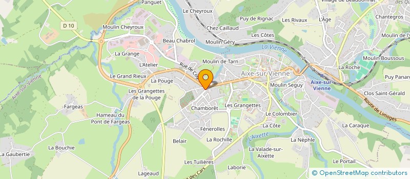localisation de l'entreprise RENOV'BAT à AIXE-SUR-VIENNE