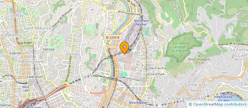 localisation de l'entreprise RENOV'BAT à NICE
