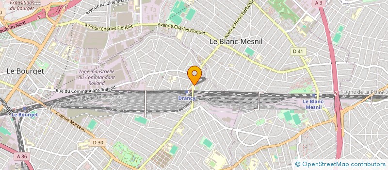 localisation de l'entreprise RENOV BAT à DRANCY