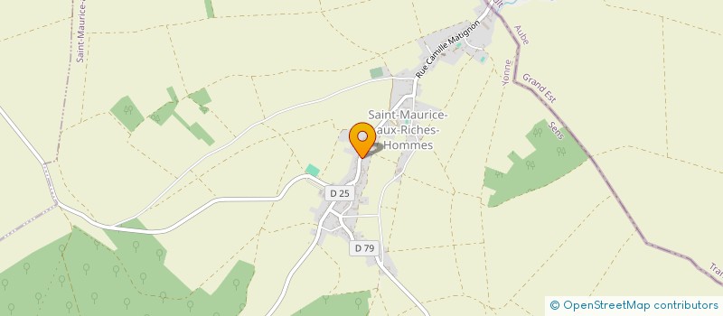 localisation de l'entreprise RENOV'BAT  SAINT-MAURICE-AUX-RICHES-HOMMES