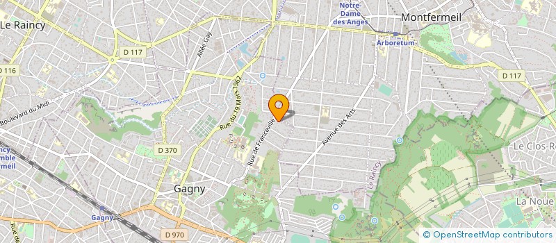 localisation de l'entreprise RENOV BAT à GAGNY