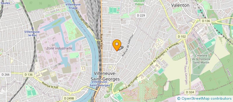 localisation de l'entreprise RENOV BAT à VILLENEUVE-SAINT-GEORGES