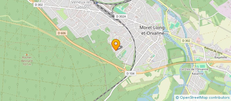 localisation de l'entreprise RENOV BAT  MORET-LOING-ET-ORVANNE