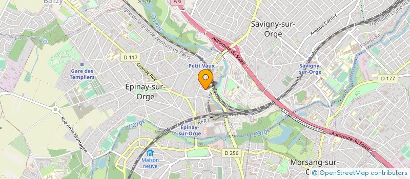 localisation de l'entreprise RENOV-BAT  EPINAY-SUR-ORGE