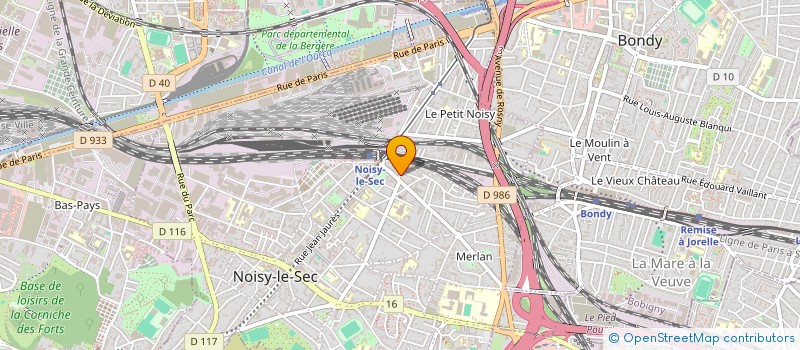 localisation de l'entreprise RENOV BAT à NOISY-LE-SEC