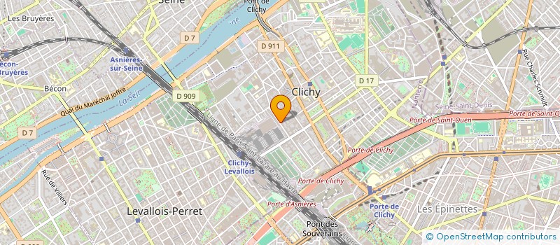 localisation de l'entreprise RENOV BAT & ARCHITECTE à CLICHY