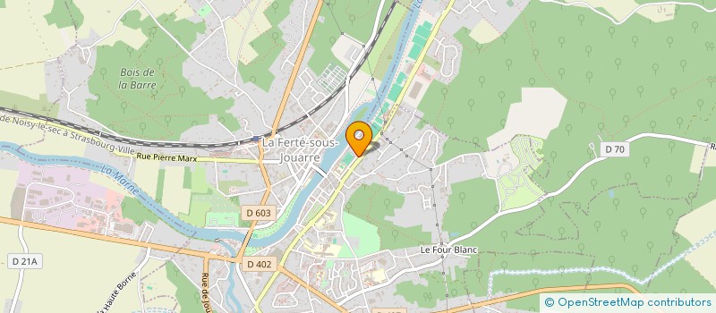 localisation de l'entreprise RENOV BAT FD  LA FERTE-SOUS-JOUARRE