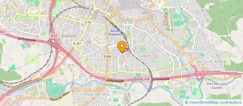 localisation de l'entreprise RENOV-BAT MILLENIUM à AIX-EN-PROVENCE