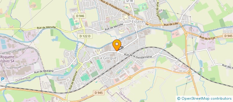 localisation de l'entreprise RENOV BAT NV  LILLERS