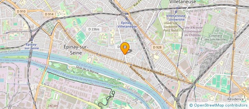 localisation de l'entreprise RENOV BAT SERVICES  EPINAY-SUR-SEINE