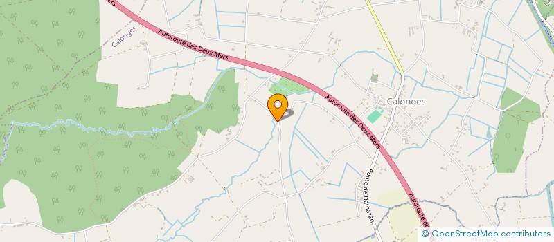 localisation de l'entreprise RENOV'BAT47  CALONGES