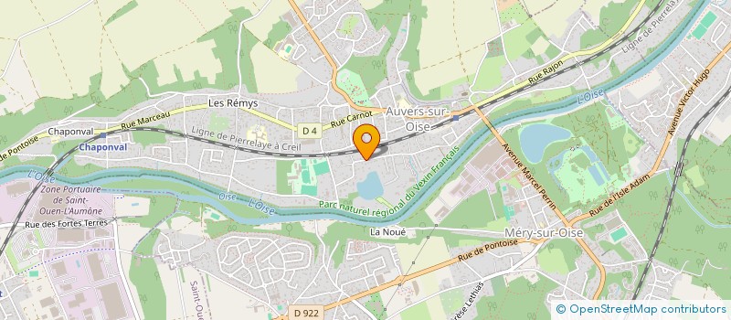 localisation de l'entreprise RENOV BATI 95 à AUVERS-SUR-OISE