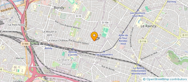 localisation de l'entreprise RENOV BATI CLEAN à BONDY