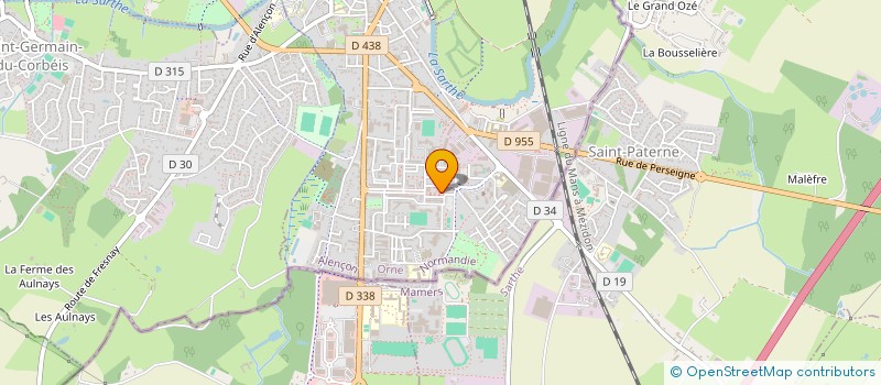 localisation de l'entreprise RENOV BATIMENT à ALENCON