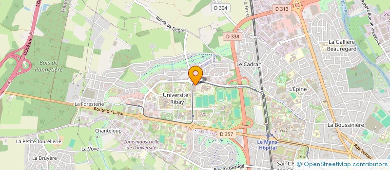 localisation de l'entreprise RENOV'BATIMENT 72  LE MANS